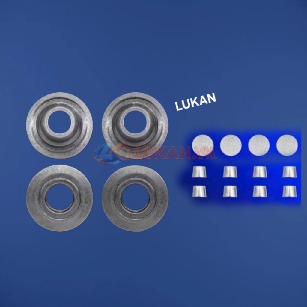 Bộ chén móng đồng tiền sài đầu quylat 4 Val xe DREAM, WAVE.... - Ảnh 3