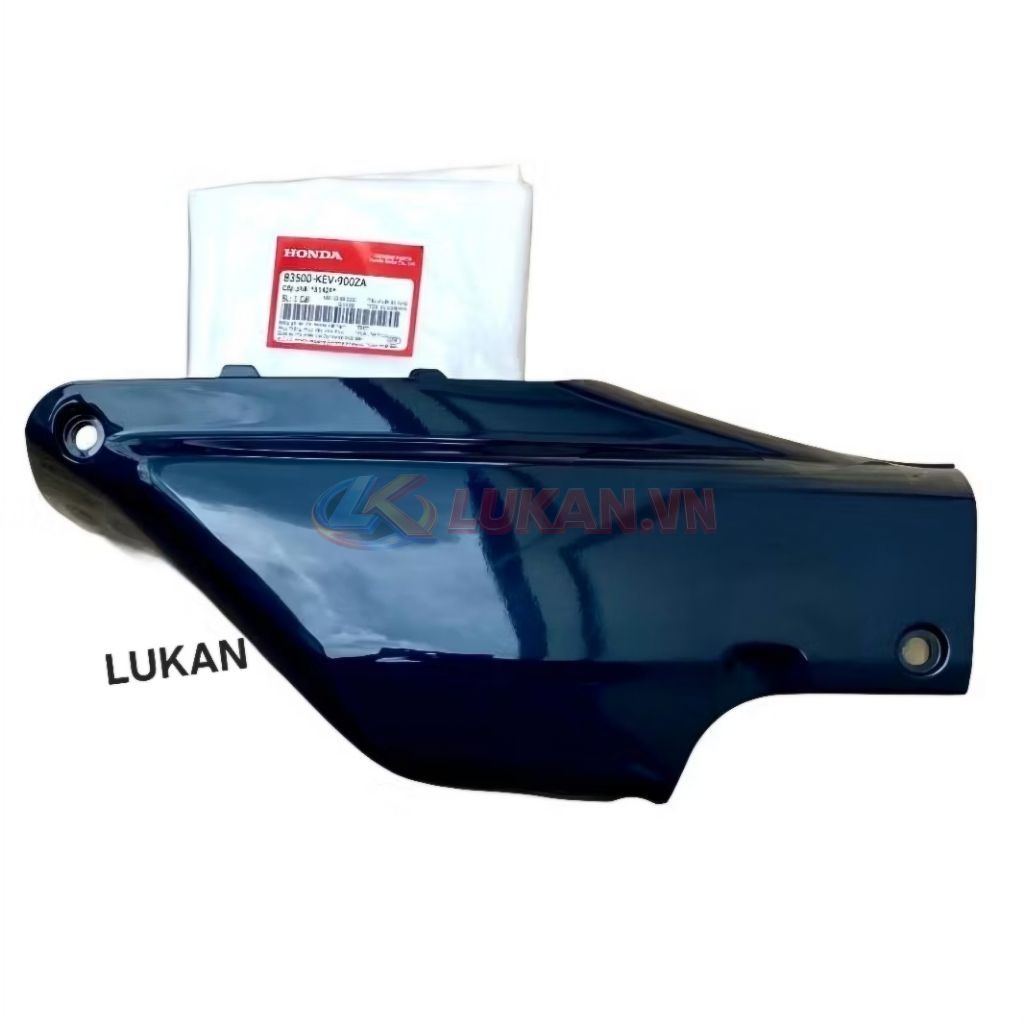 Nhựa ốp võ áo, nắp cốp phải WAVE ALPHA đời đầu Xanh nhớt zin 83500-KEV-900ZA - Ảnh 2