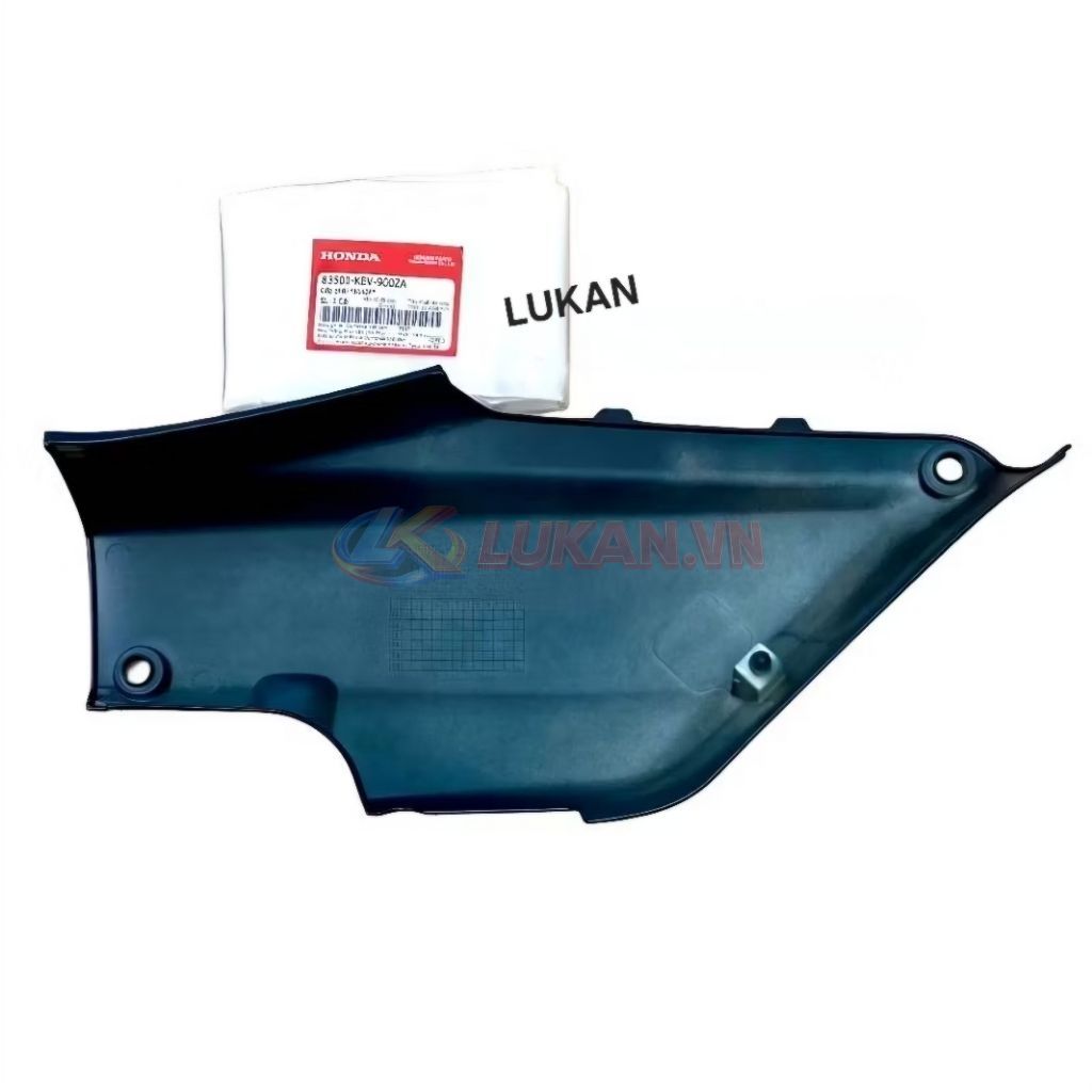 Nhựa ốp võ áo, nắp cốp phải WAVE ALPHA đời đầu Xanh nhớt zin 83500-KEV-900ZA - Ảnh 3