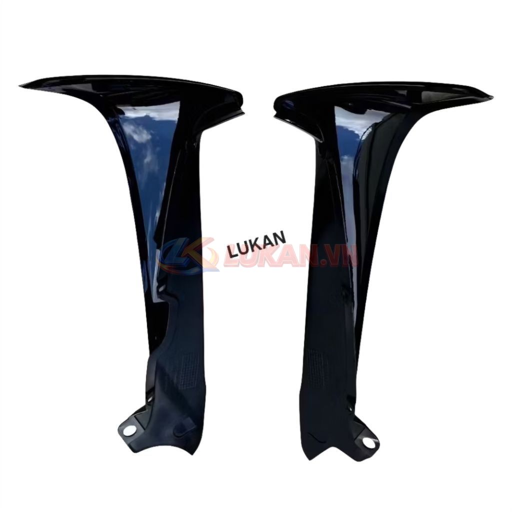 Cặp nhựa bửng cánh yếm ngoài WAVE ALPHA đời đầu Đen zin Honda