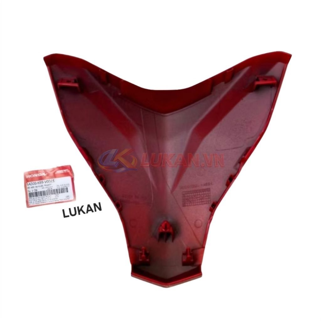 Nhựa ốp võ mặt nạ trước WAVE A, ALPHA 110 Đỏ zin Honda 64300-K89-V00ZE - Ảnh 4