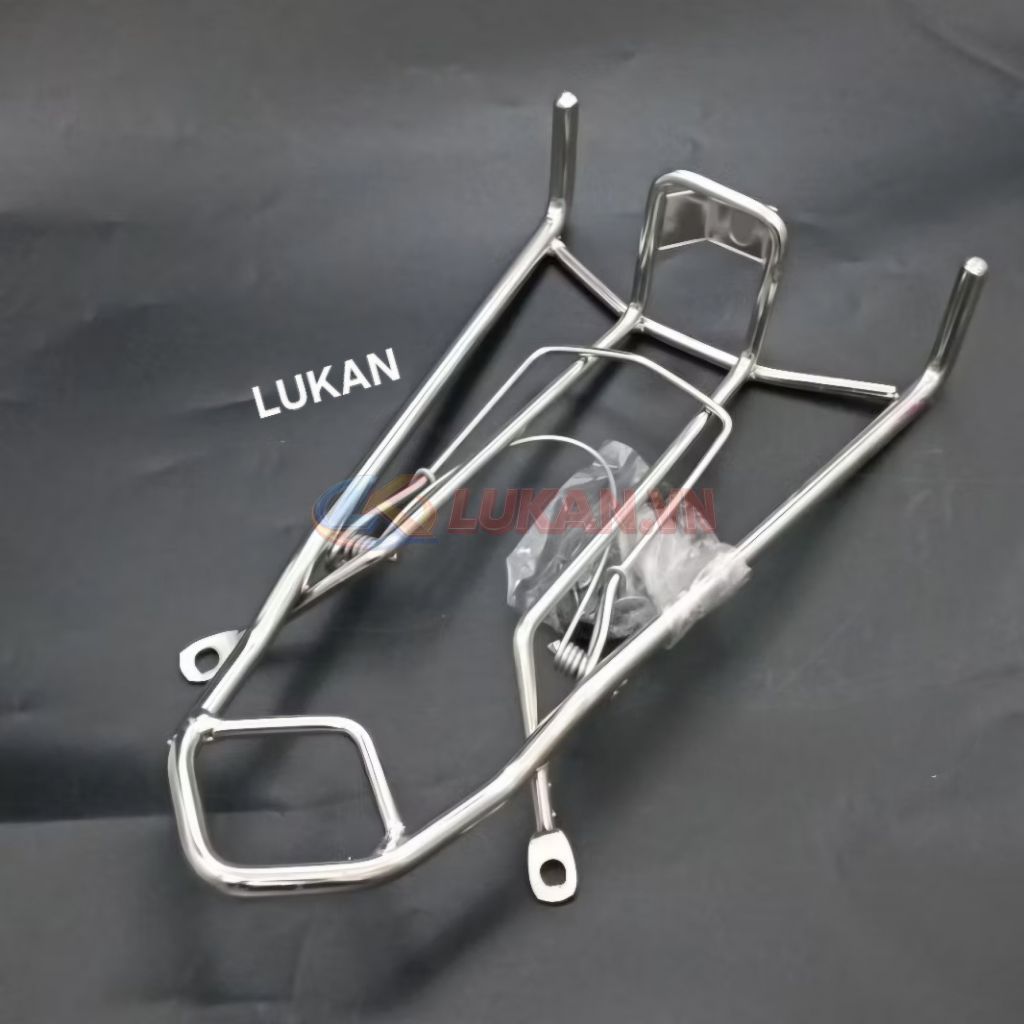 Baga giữa inox treo kẹp để đồ xe WINNER V1, RS 150... mẫu đẹp
