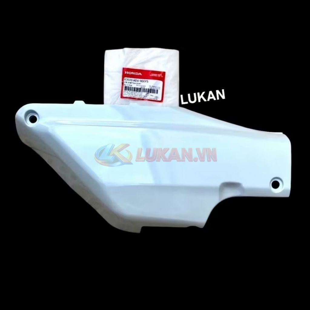 Nhựa ốp võ áo, nắp cốp phải xe WAVE ZX Trắng zin Honda 83500-KEV-900YS - Ảnh 2