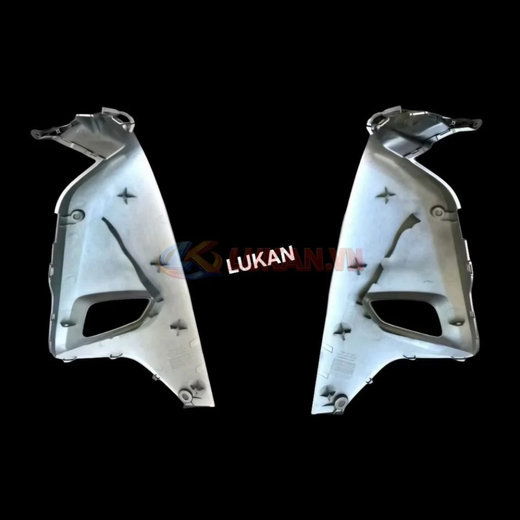 Cặp nhựa bửng cánh yếm trong WAVE A, ALPHA 110.... Bạc zin Honda - Ảnh 2