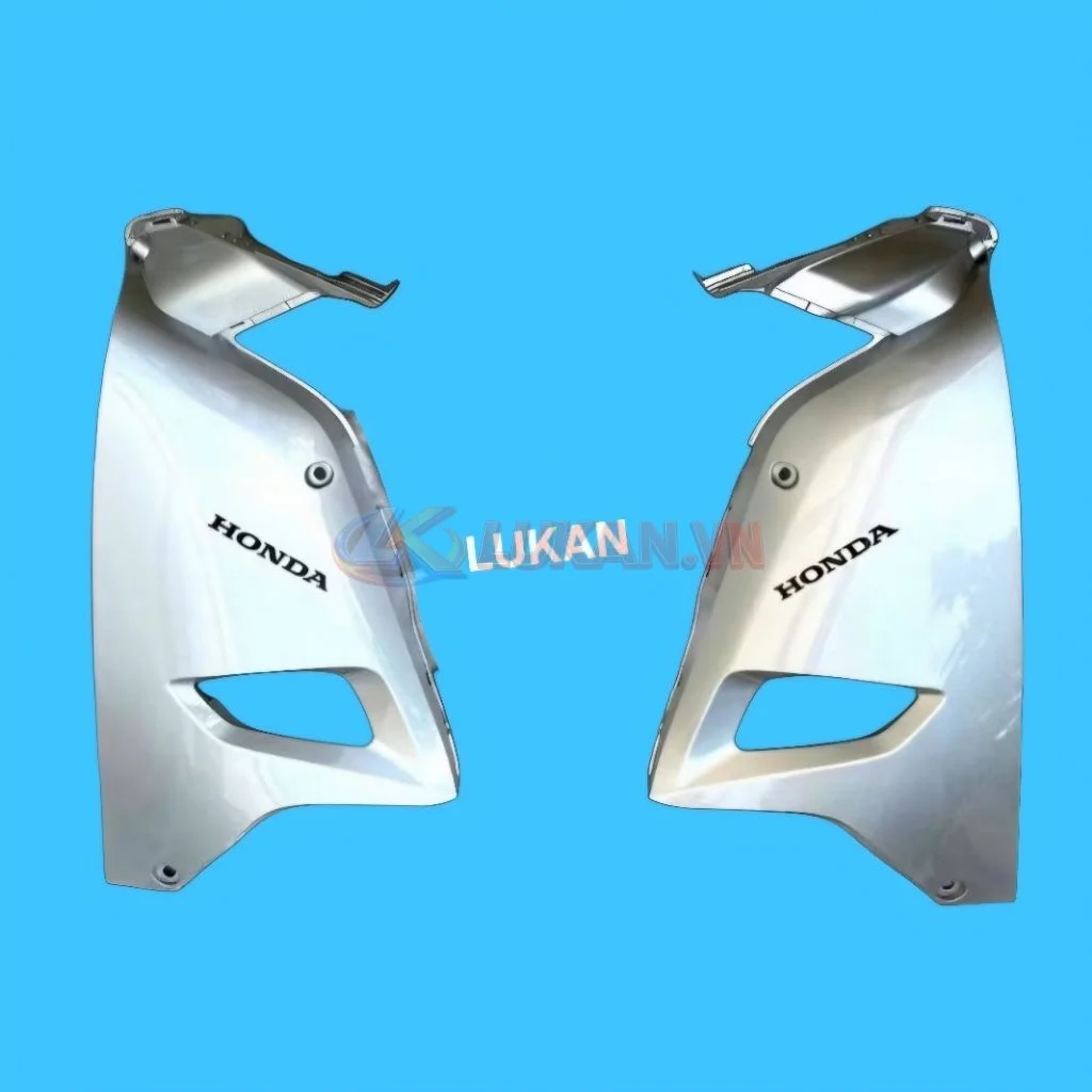 Cặp nhựa bửng cánh yếm trong WAVE A, ALPHA 110.... Bạc zin Honda - Ảnh 3