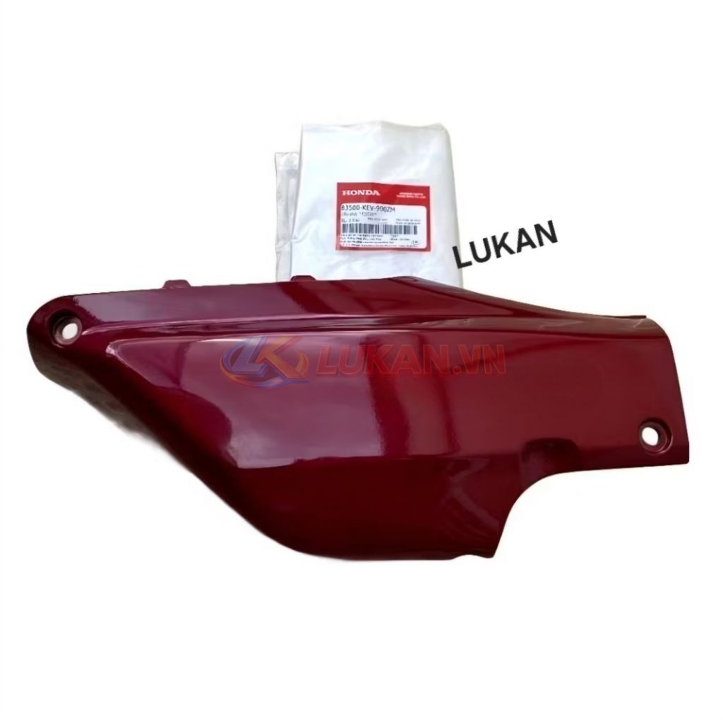 Nhựa ốp võ áo, nắp cốp phải WAVE ALPHA đời đầu Đỏ mận zin Honda - Ảnh 2