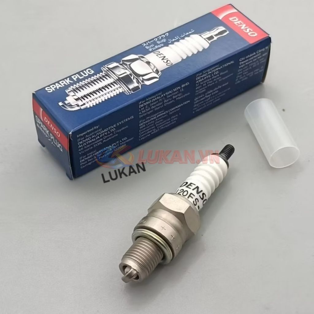 Bugi đánh lửa điện DREAM, WAVE, FUTURE, CUB.... U20FS chính hãng DENSO - Ảnh 2