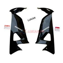 Cặp nhựa ốp bửng cánh yếm trong WAVE A, RS, S100... Đen zin Honda