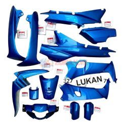 Bộ nhựa dàn áo, võ WAVE ALPHA đời đầu Xanh ngọc zin Honda chưa tem