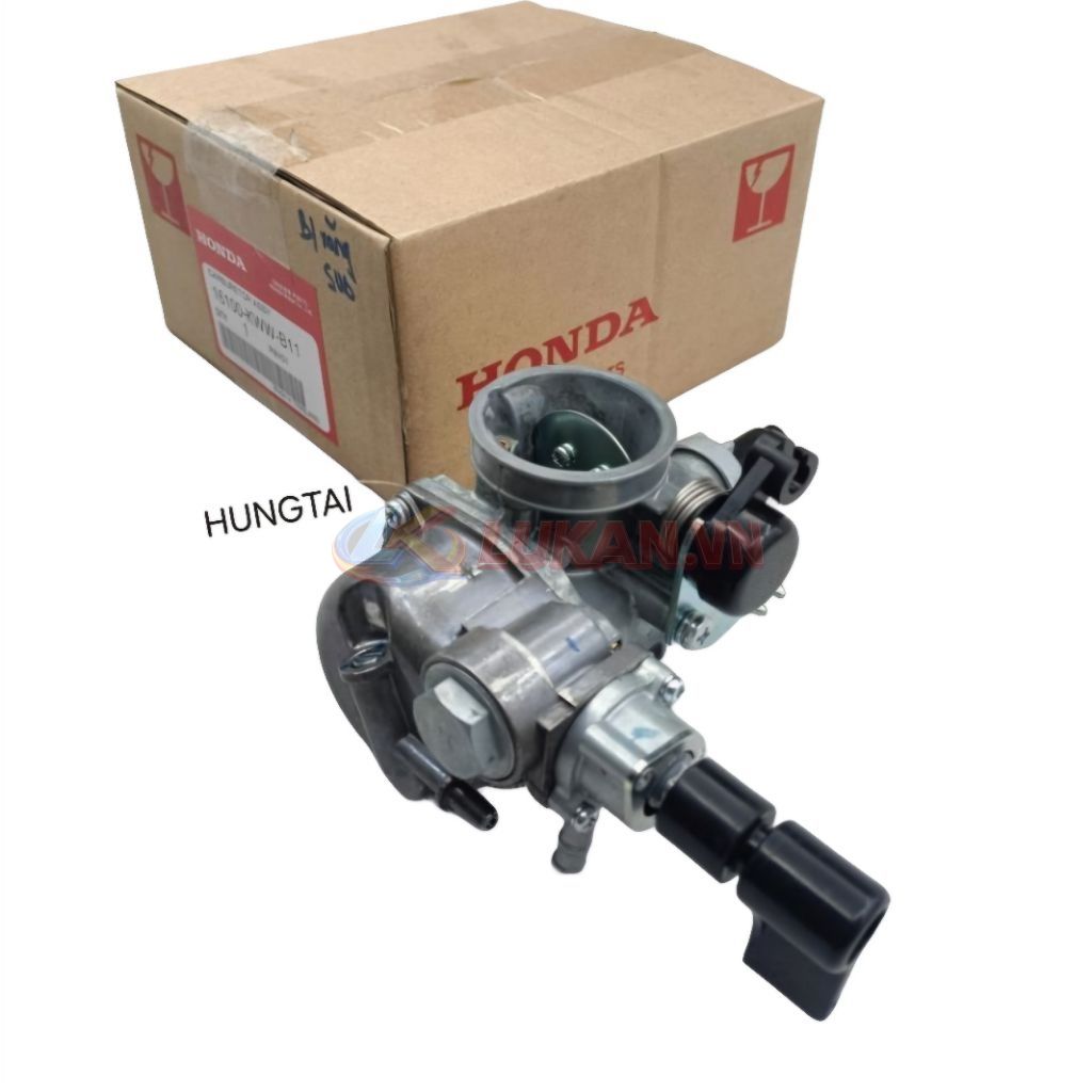 Bình xăng con, chế hòa khí WAVE S110, RSX 110... zin Honda Thái 16100-KWW-B11 - Ảnh 4
