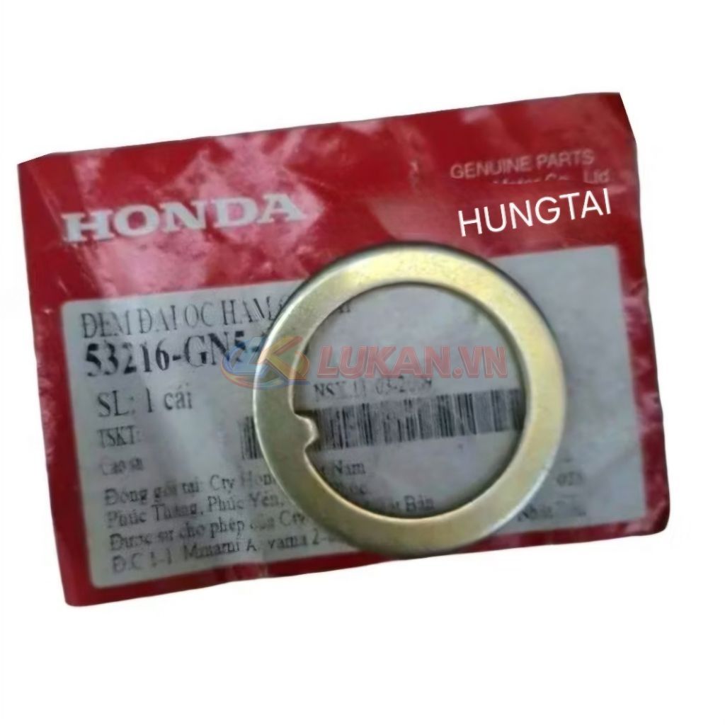 Vòng đệm, lông đền khóa ốc chảng ba DREAM, WAVE, FUTURE.... zin 53216-GN5-830 - Ảnh 2