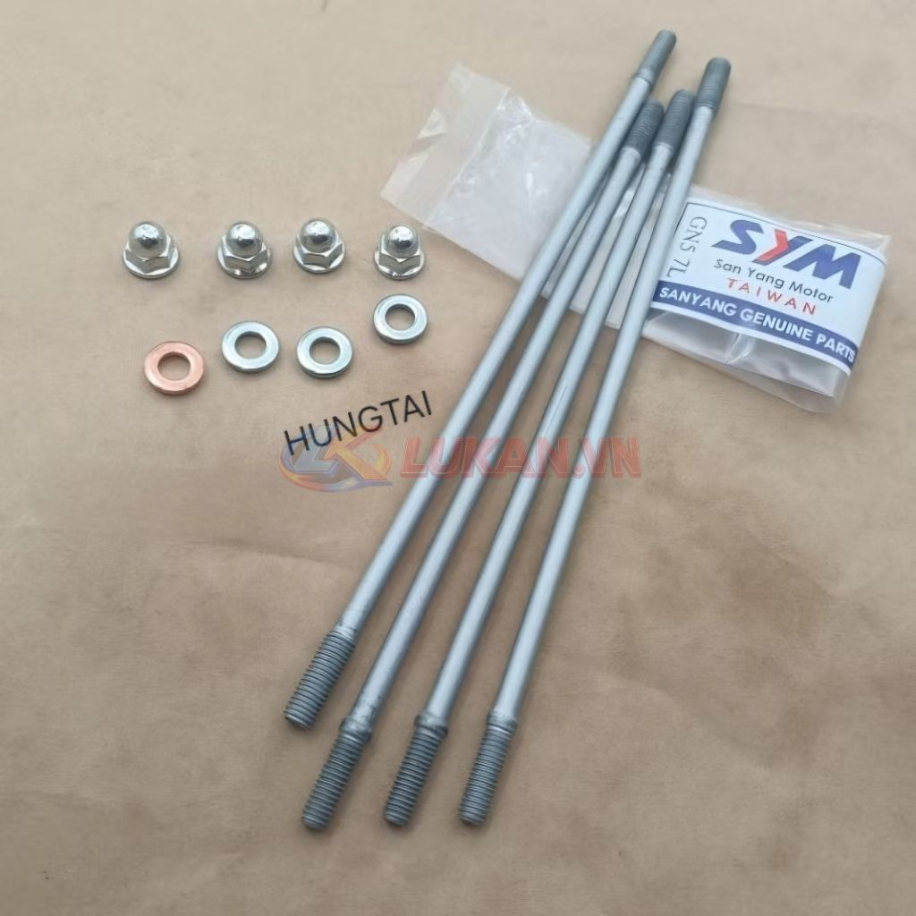 Bộ 4 cây đũa đầu, bù rong DREAM Thái, CUB, 67... lòng sắt chính hãng SYM - Ảnh 3