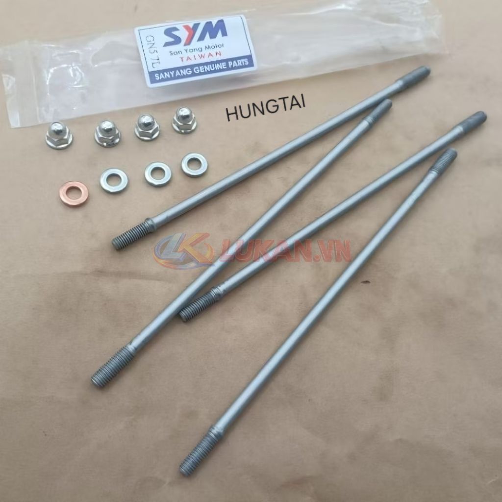 Bộ 4 cây đũa đầu, bù rong DREAM Thái, CUB, 67... lòng sắt chính hãng SYM - Ảnh 4