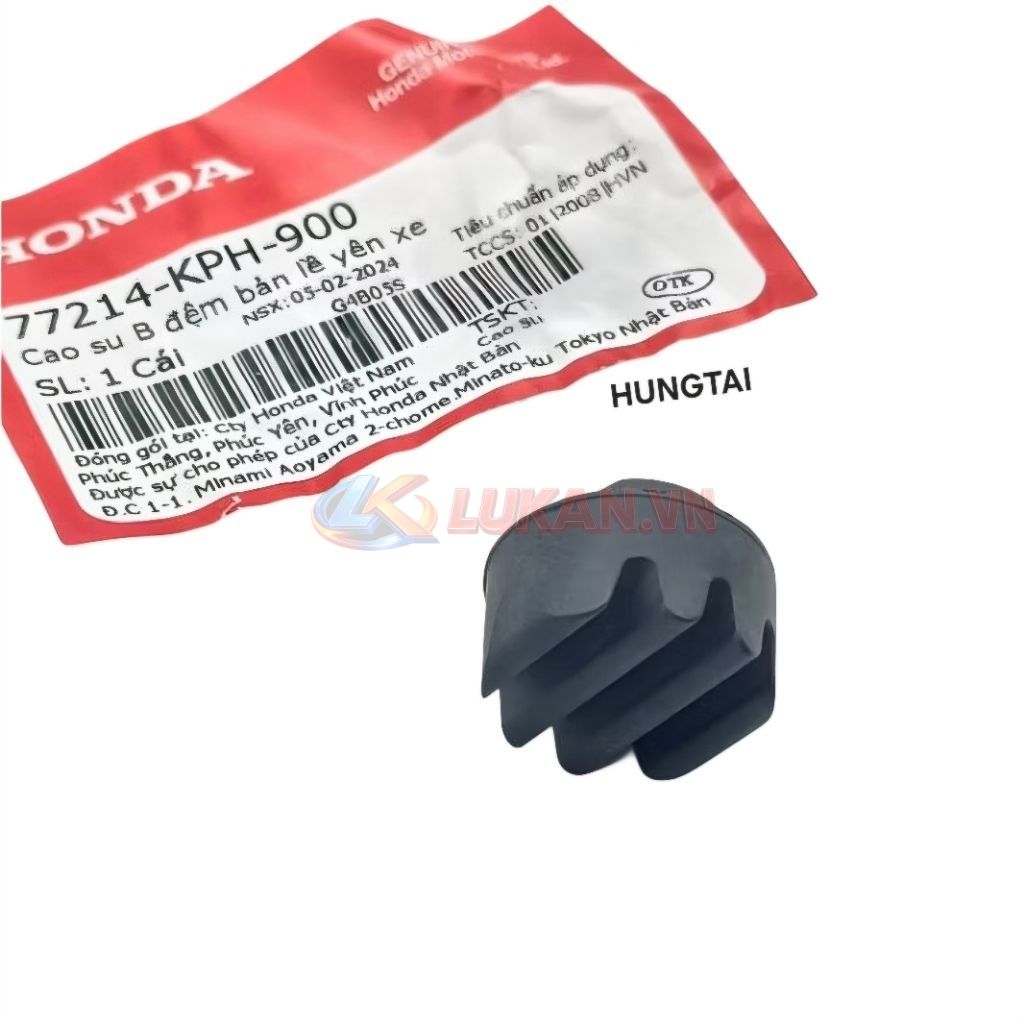 Cao su tròn đệm đế yên ngồi xe WAVE, FUTURE... zin Honda 77214-KPH-900 - Ảnh 3