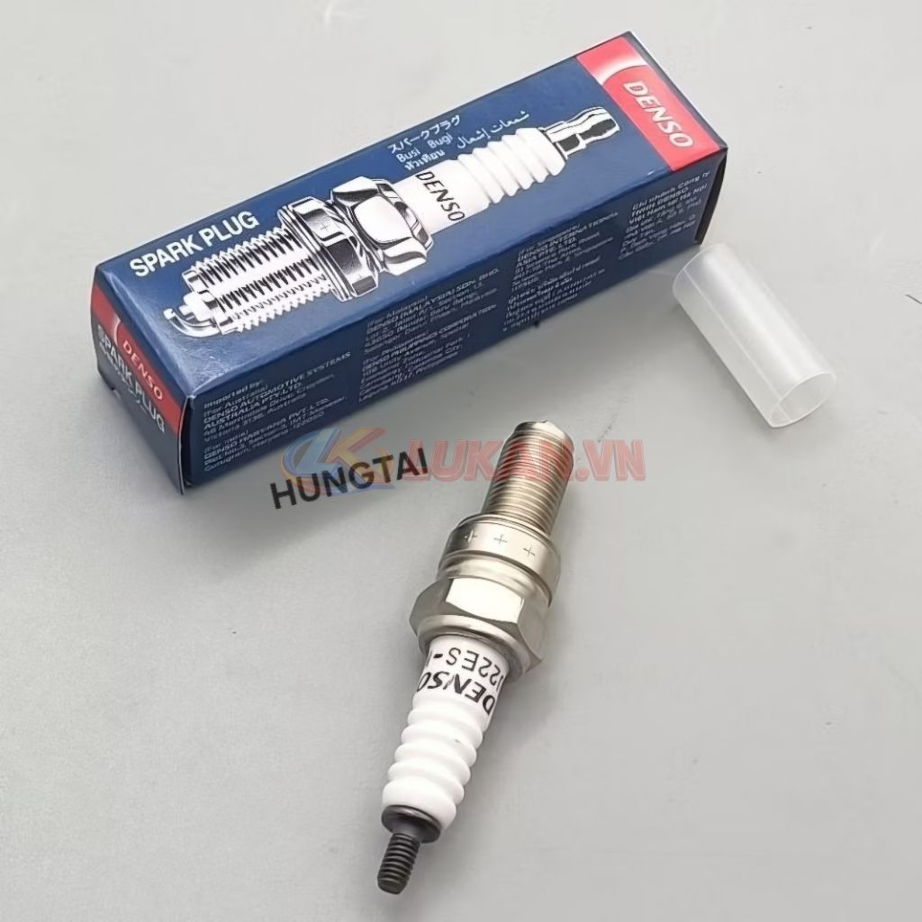Bugi đánh lửa điện chân dài WAVE S110, FUTURE 125, WINNER.... U22ES-N chính hãng DENSO - Ảnh 2