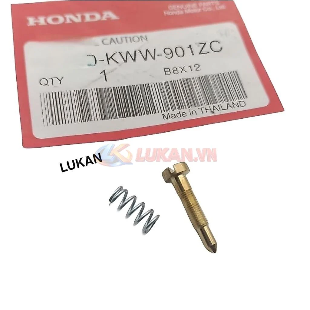 Ốc lò xo chỉnh garanti bình xăng con WAVE S110, RSX, BLADE.... - Ảnh 2