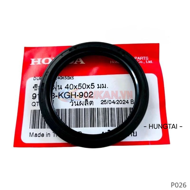 Phốt cao su cóc đồng hồ, đùm trước WAVE S110, RSX, FUTURE 125... zin phớt 40x50x5 - Ảnh 2