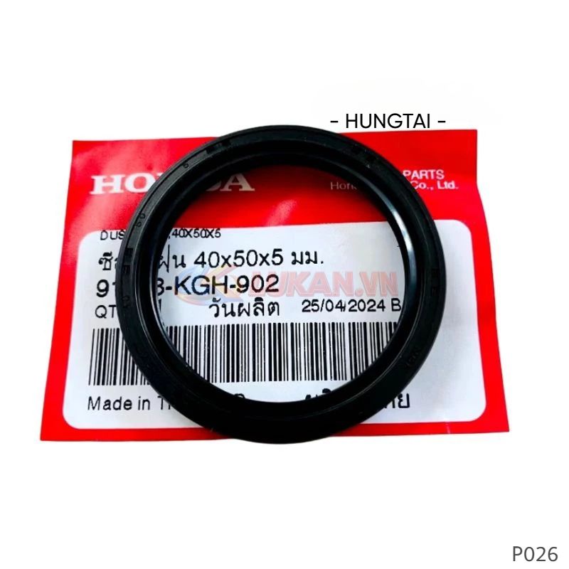 Phốt cao su cóc đồng hồ, đùm trước WAVE S110, RSX, FUTURE 125... zin phớt 40x50x5 - Ảnh 4