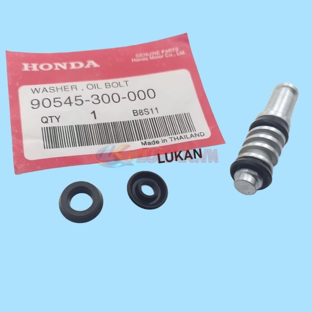 2 sin cao su, phốt ti ben cùm dầu phanh WAVE Thái, RS, ZX, FUTURE 1, 2, NEO 125.... zin 90545-300-000 - Ảnh 2