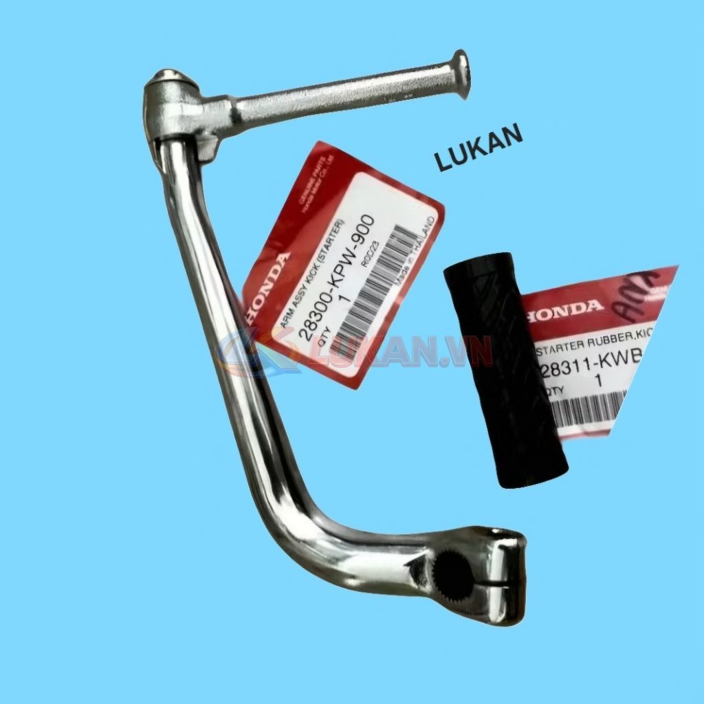 Cần giò đạp, khởi động xe FUTURE 125, DREAM 125... trắng zin Honda 28300-KPW-900