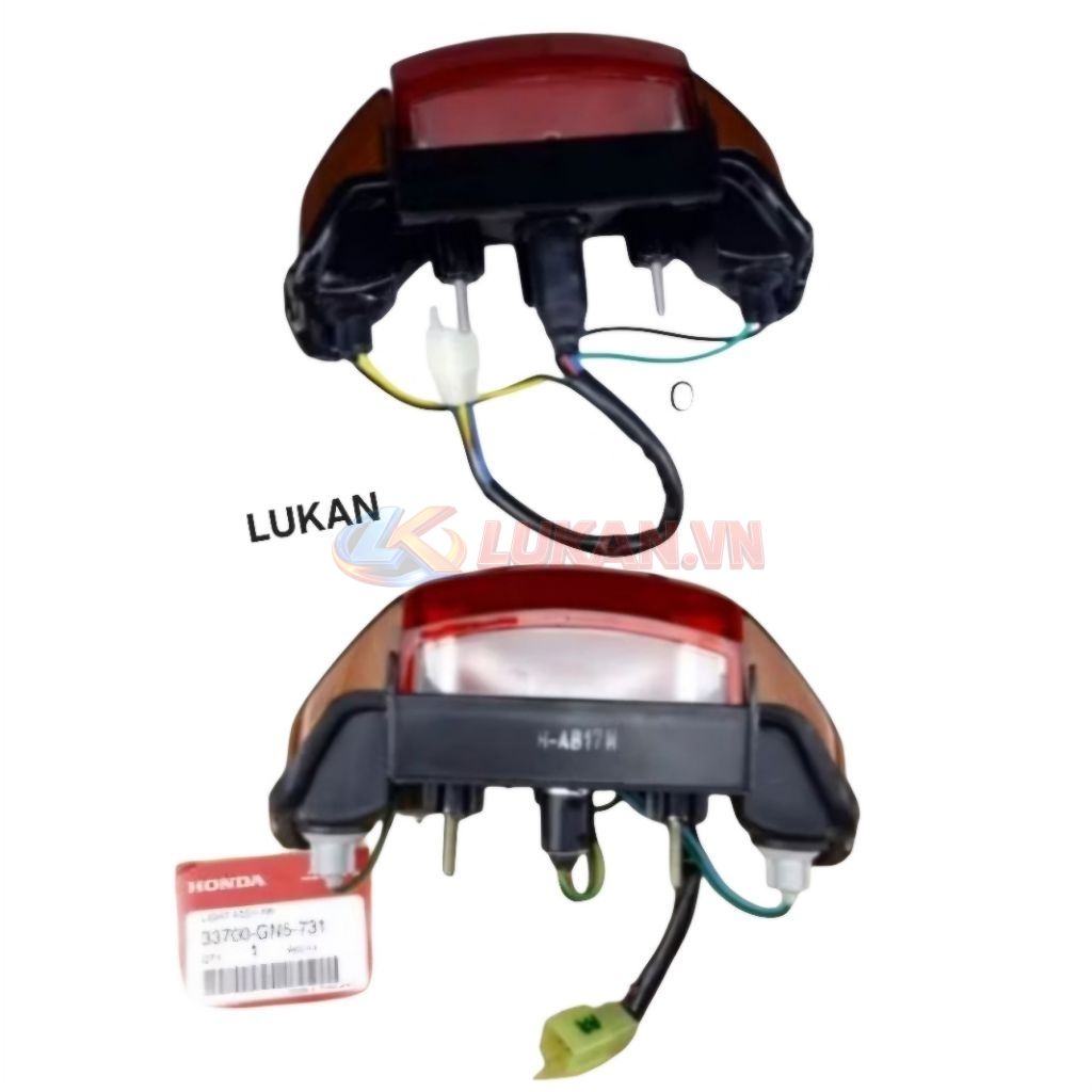 Cụm đuôi đèn hậu, lái stop xe DREAM Lùn zin chính hãng Thái 33700-GN5-731 - Ảnh 4