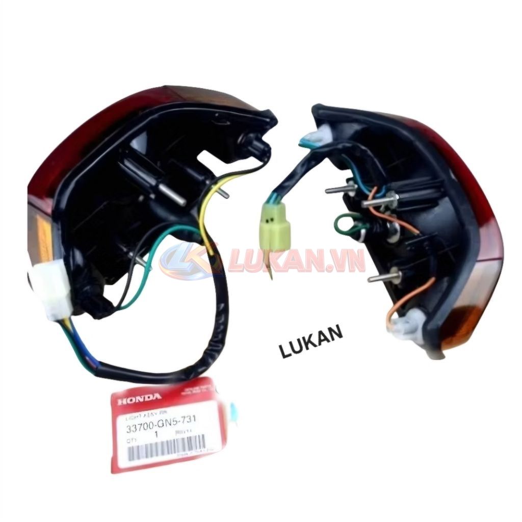 Cụm đuôi đèn hậu, lái stop xe DREAM Lùn zin chính hãng Thái 33700-GN5-731 - Ảnh 5