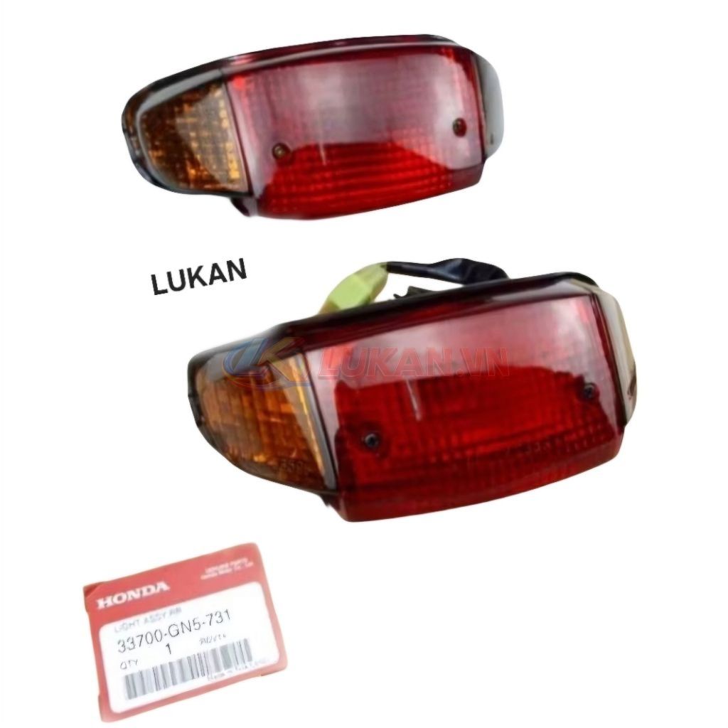 Cụm đuôi đèn hậu, lái stop xe DREAM Lùn zin chính hãng Thái 33700-GN5-731