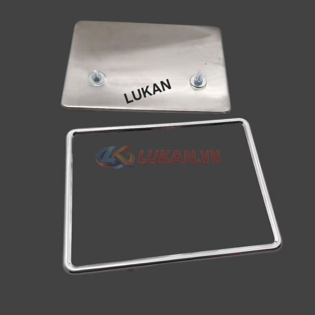 Khung viền biển số inox xe DREAM, WAVE, FUTURE... cao cấp - Ảnh 2