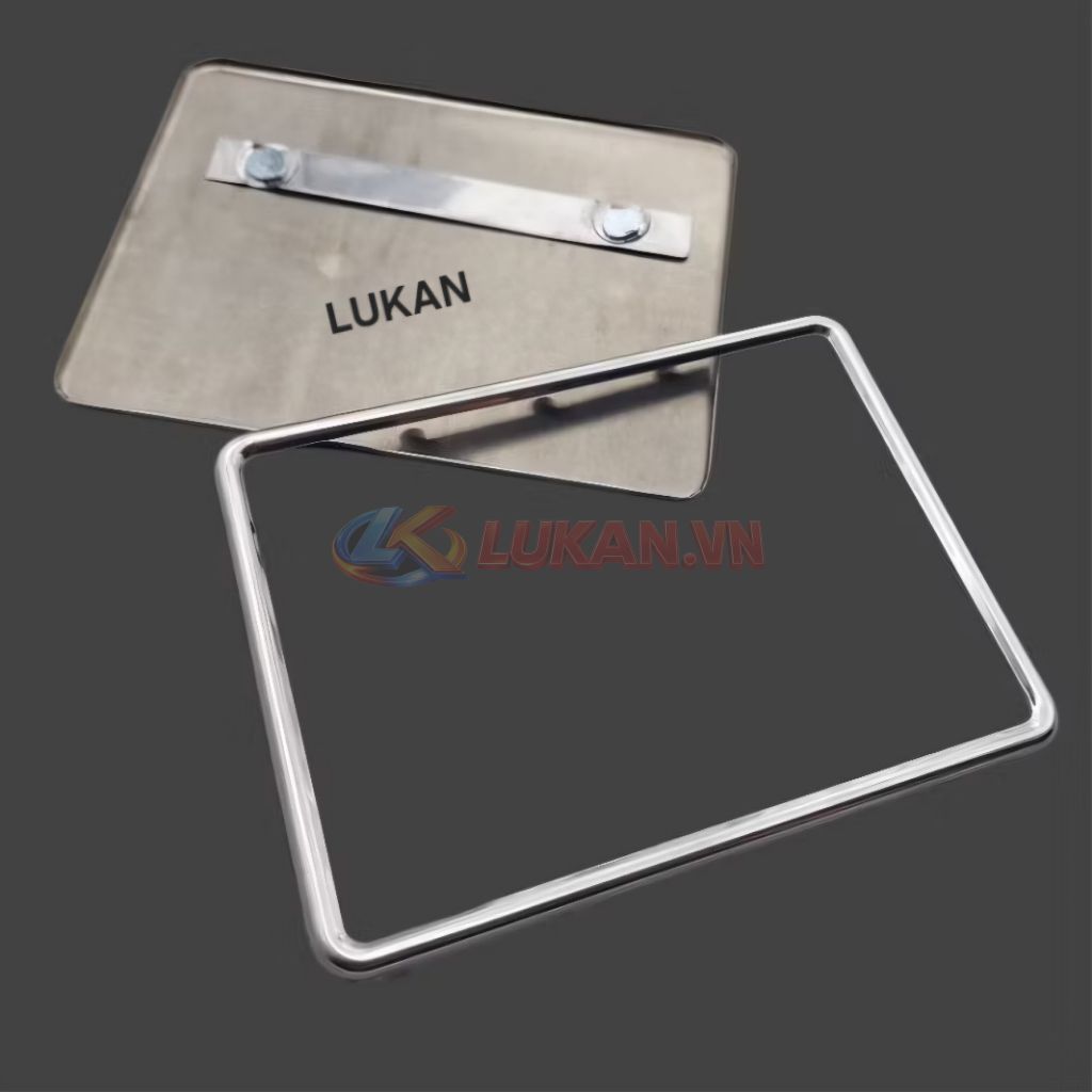 Khung viền biển số inox xe DREAM, WAVE, FUTURE... cao cấp - Ảnh 3