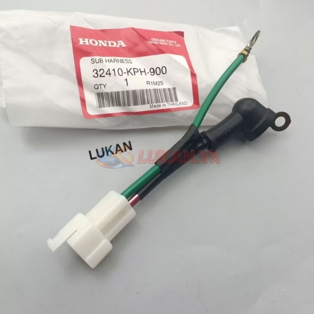 Dây điện củ motor đề khởi động WAVE Thái, FUTURE 125.... zin Honda 32410-KPH-900