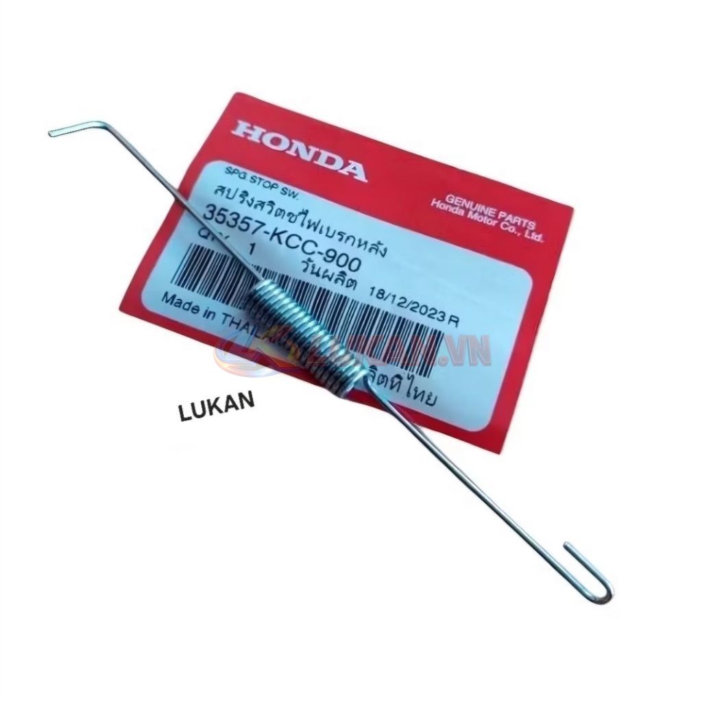 Lò xo stop chân phanh, thắng WAVE, FUTURE... zin Honda 35357-KCC-900 - Ảnh 2