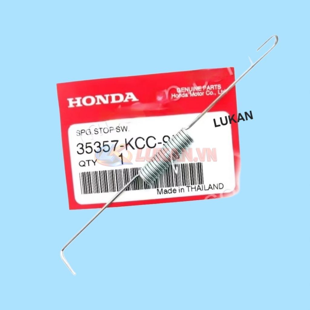 Lò xo stop chân phanh, thắng WAVE, FUTURE... zin Honda 35357-KCC-900 - Ảnh 4