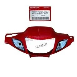 Nhựa ốp võ đầu đèn trước WAVE Thái I, Z Đỏ, bàn thờ zin Honda 33301-KRS-T91ZE