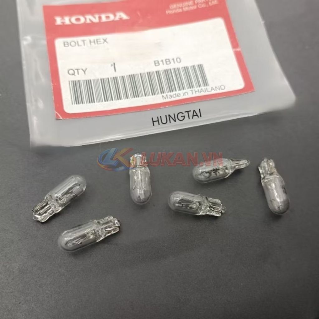 1 bóng đèn báo mo số xe DREAM Lùn, WAVE, FUTURE.... zin - Ảnh 3