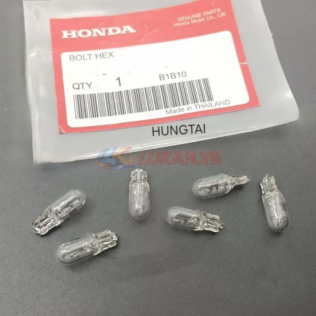 1 bóng đèn báo mo số xe DREAM Lùn, WAVE, FUTURE.... zin - Ảnh 4