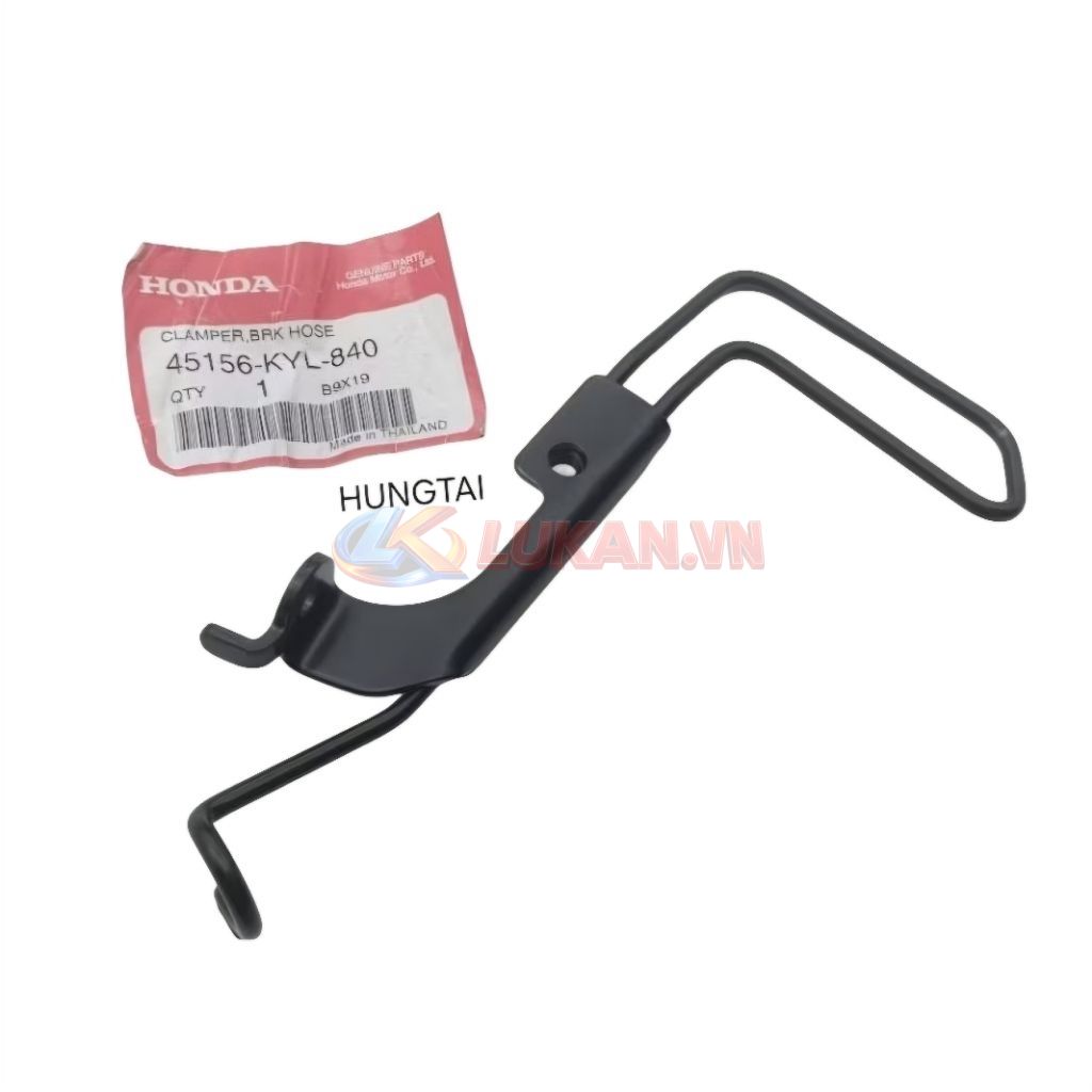 Pass kẹp giữ dây dầu phanh, thắng xe WAVE Thái 125... zin 45156-KYL-840 - Ảnh 2