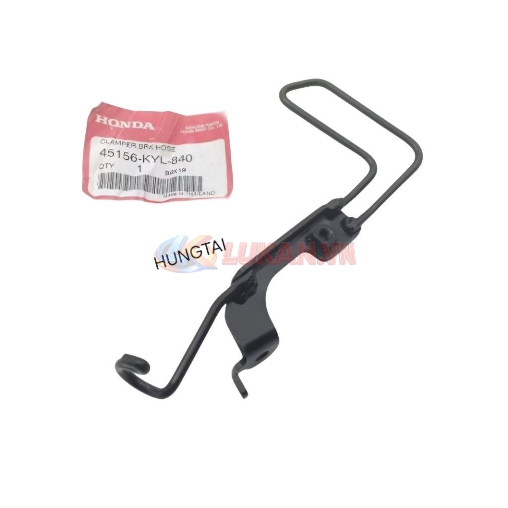 Pass kẹp giữ dây dầu phanh, thắng xe WAVE Thái 125... zin 45156-KYL-840 - Ảnh 3