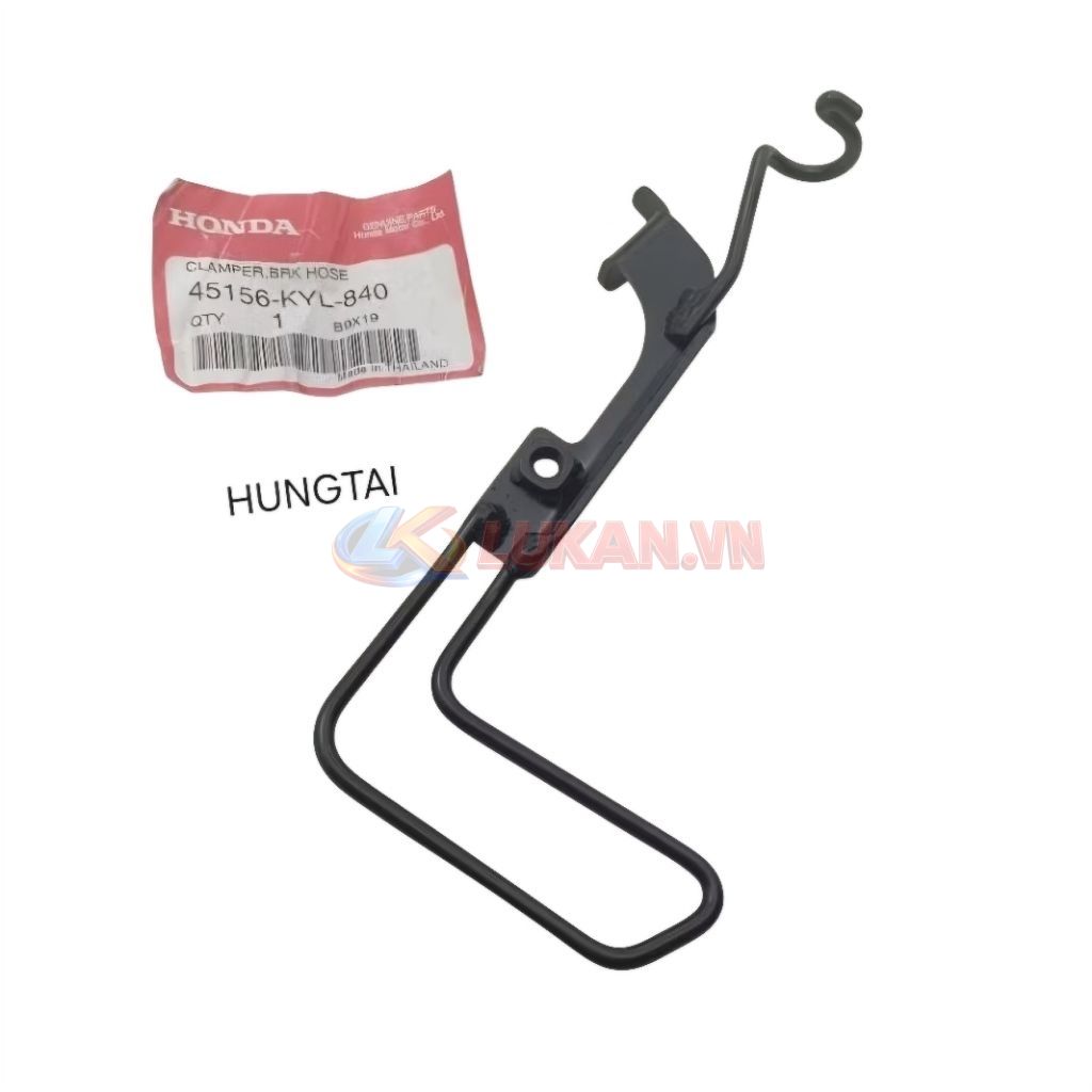Pass kẹp giữ dây dầu phanh, thắng xe WAVE Thái 125... zin 45156-KYL-840 - Ảnh 4