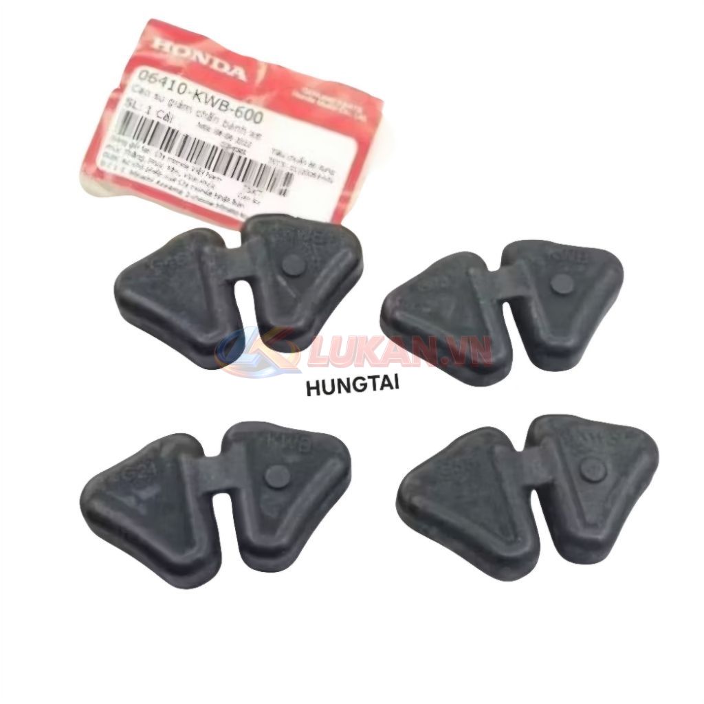 Bộ 4 cao su đùm nhông tải, cùi dĩa WAVE S110, RSX, BLADE, A110... zin 06410-KWB-600