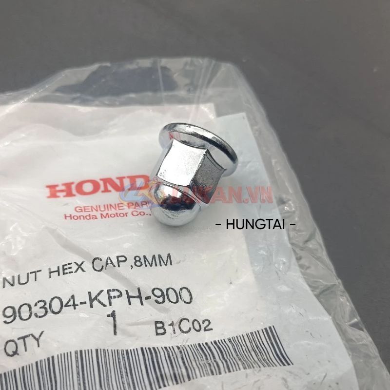 Ốc mũ bắt cổ pô ống xã FUTURE 2, NEO, X 125.... tán 8mm zin Honda 90304-KPH-900