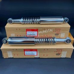 Cặp phuộc nhún, giảm sóc sau xe WAVE Thái xi trắng zin Honda 52400-KFL-851