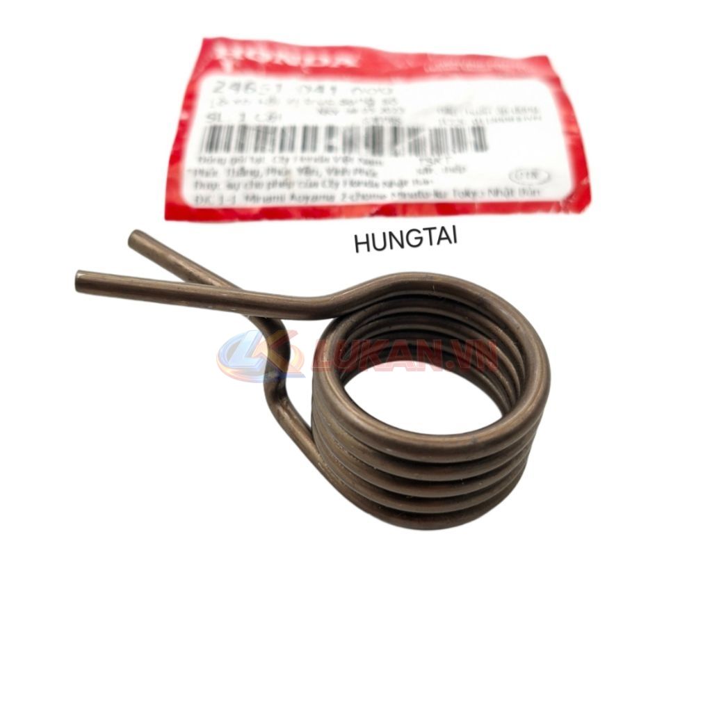 Lò xo hồi trục cốt cần sang số DREAM, WAVE, FUTURE 1... zin 24651-041-000 - Ảnh 4