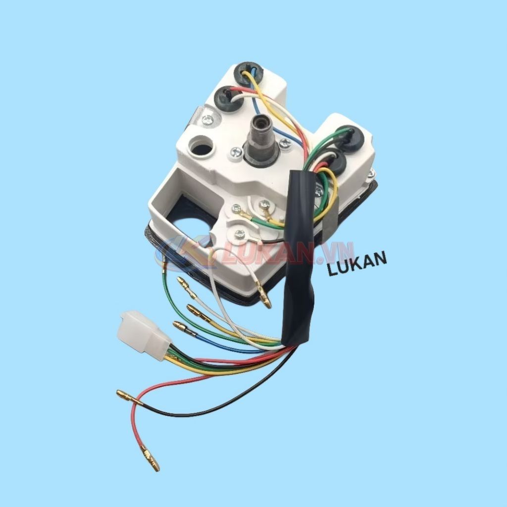 Cụm đồng hồ công tơ mét xe CUB 82, 92.... nền xanh - Ảnh 2