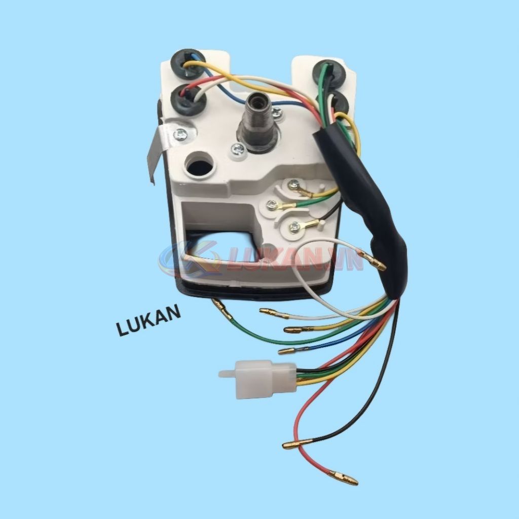 Cụm đồng hồ công tơ mét xe CUB 82, 92.... nền xanh - Ảnh 3