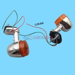 Cặp đèn xi nhan sau xe CUB 78, 81, 82, 86.... mẫu tròn nhỏ
