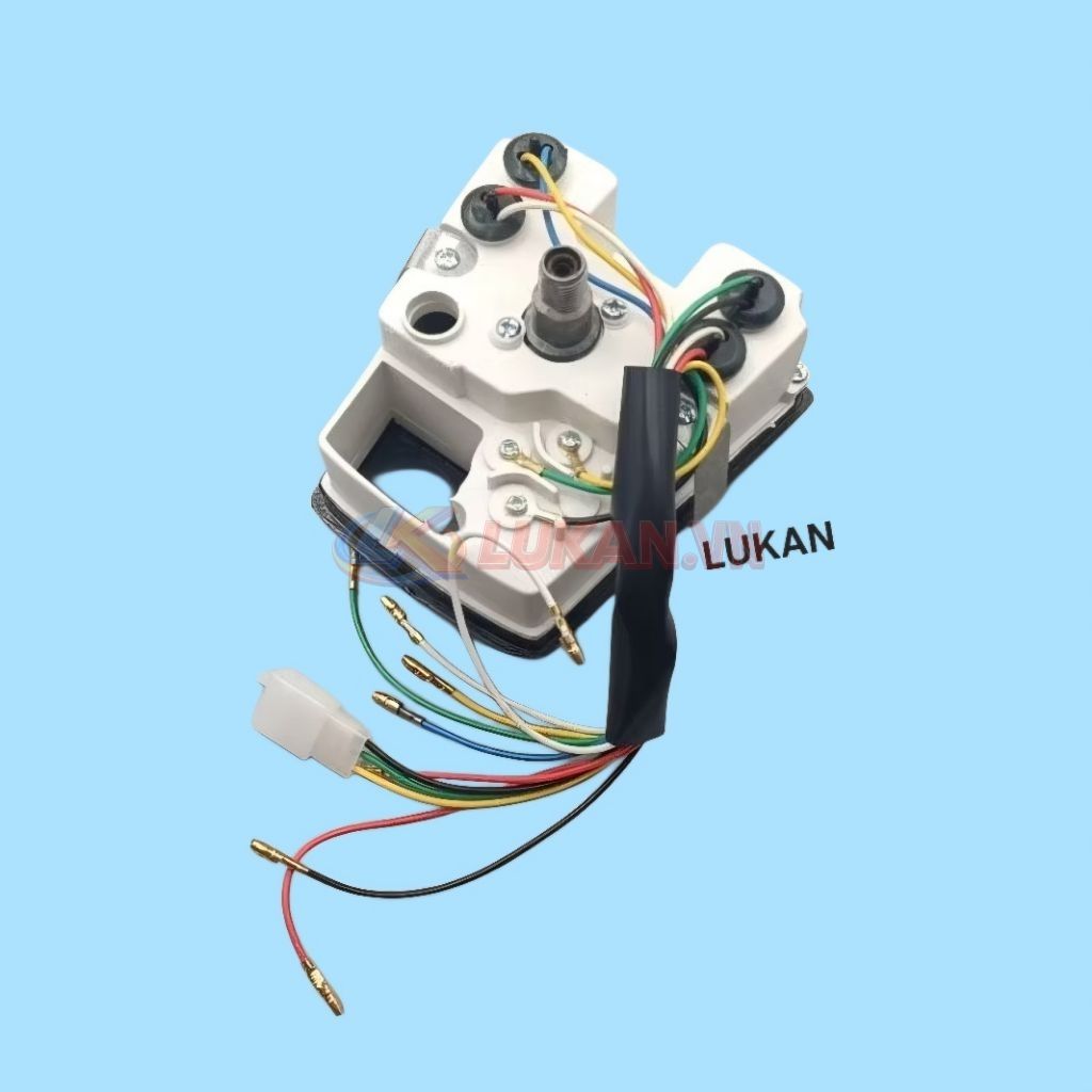 Cụm đồng hồ công tơ mét xe CUB 82, 92.... nền đen - Ảnh 3