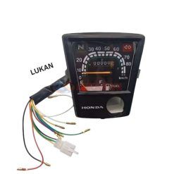Cụm đồng hồ công tơ mét xe CUB 82, 92.... nền đen