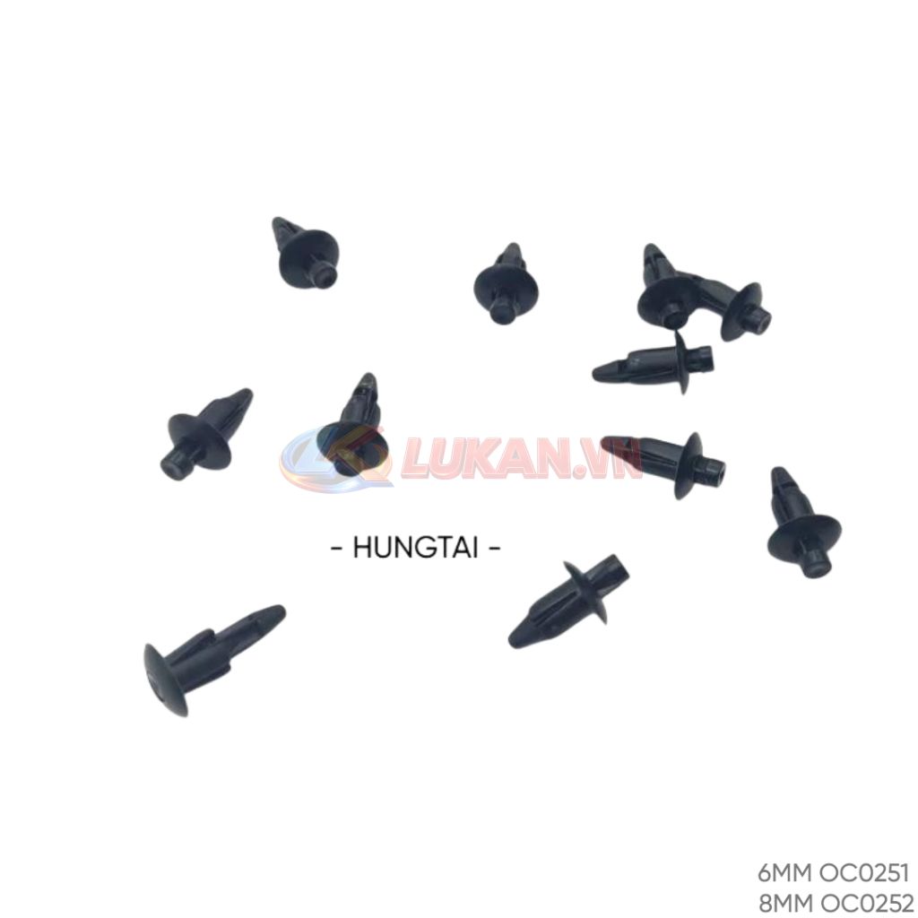 Nút nhấn, ốc nhựa dàn áo xe WAVE, FUTURE.... 6, 8mm - Ảnh 4
