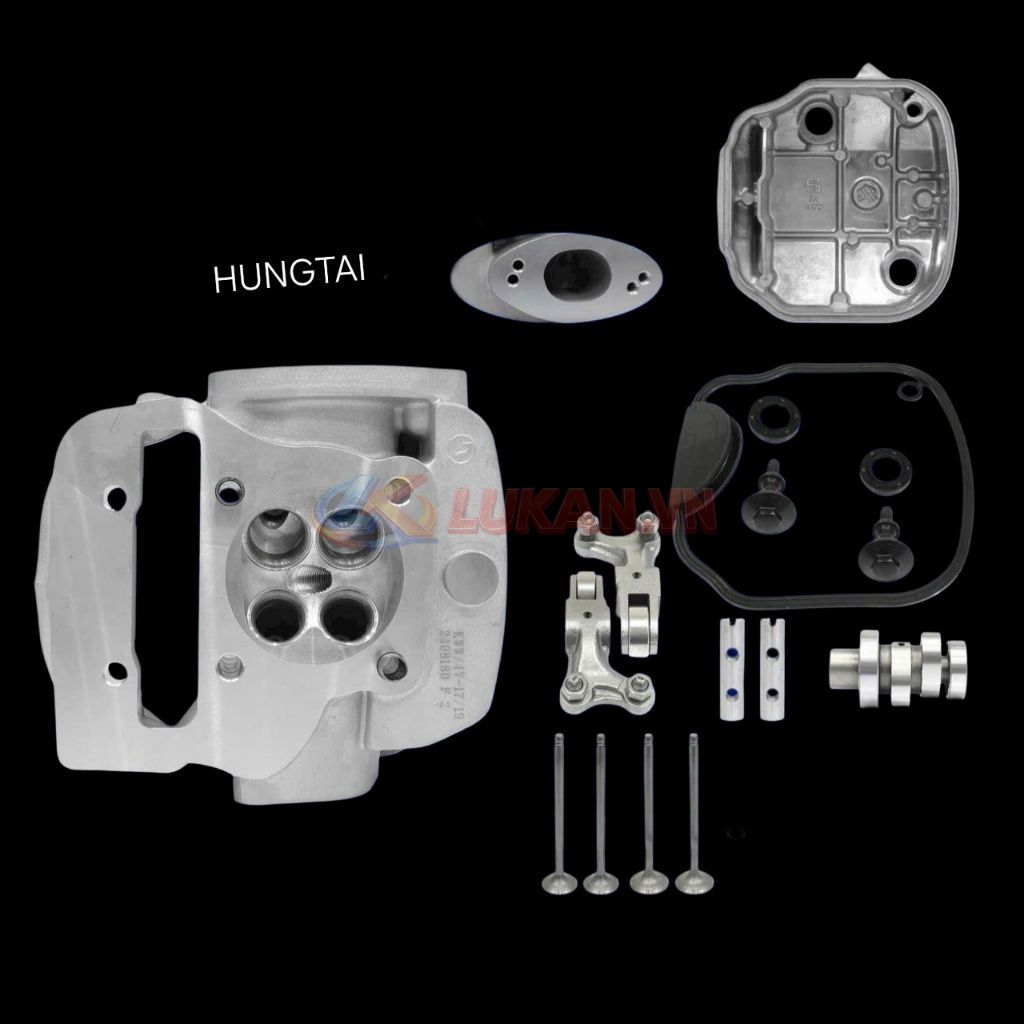 Cụm võ đầu bò quylat 4val WAVE S110, RSX, BLADE, A110.... luôn xupap - Ảnh 2