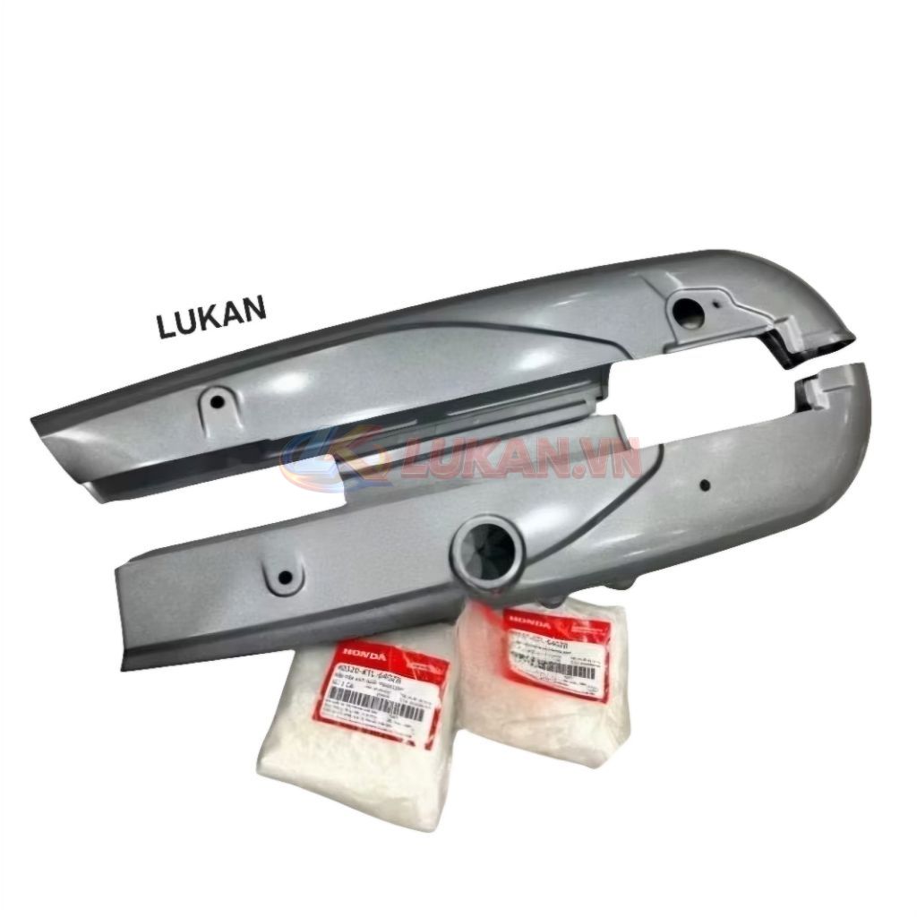Hộp bọc xích, che sên cacte WAVE A, RS, S100, RSX... Xám zin Honda - Ảnh 2